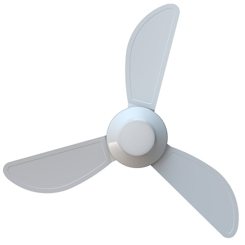 Ventilador de teto Led 3 pás Inverter com controle remoto branco - Mistral  110V/220V Ventilador de teto Led 3 pás Inverter com controle remoto branco - Mistral  110V/220V