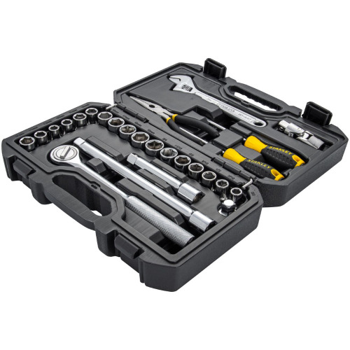 Jogo de soquete sextavado 10 a 19mm e 3/8