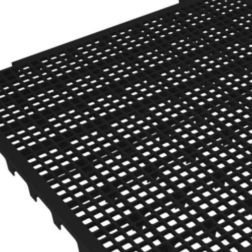 Piso plstico antiderrapante 500 x 500 x 26 mm - 42526