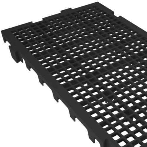 Piso plástico antiderrapante 250 x 500 x 26 mm - 42529 Piso plástico antiderrapante 250 x 500 x 26 mm - 42529