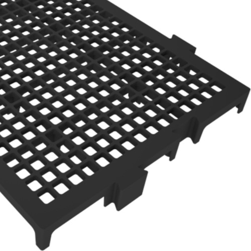 Piso plástico antiderrapante 250 x 500 x 26 mm - 42529 Piso plástico antiderrapante 250 x 500 x 26 mm - 42529