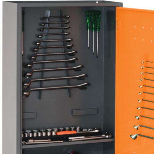 Arm�rio para ferramentas 1 porta 2 prateleiras - Basic