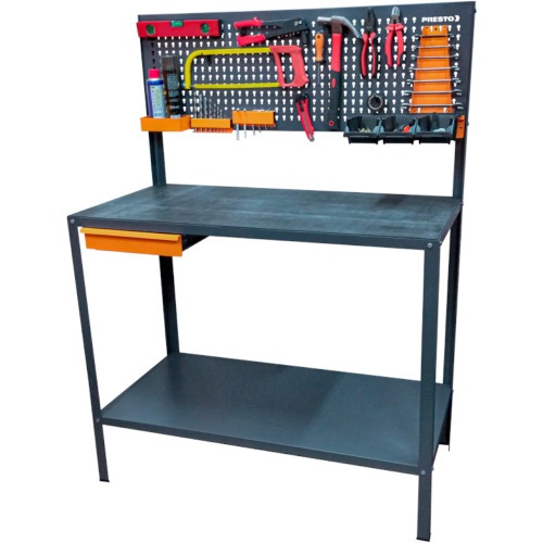 Bancada com gaveta + painel integrado e acessrios - 91513