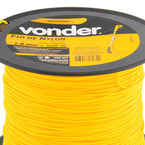 Fio de nylon espessura de 1,8 mm com 500 metros para aparador de grama