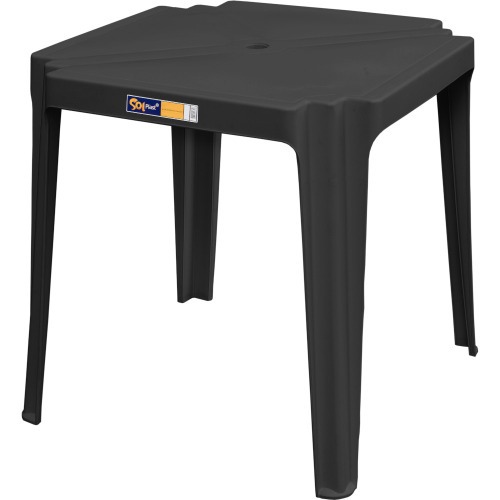 Conjunto de mesa Coruripe com 4 cadeiras plásticas com braço Conjunto de mesa Coruripe com 4 cadeiras plásticas com braço