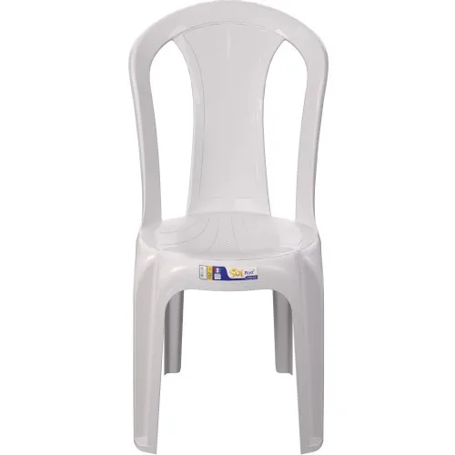 Kit 4 cadeiras plásticas sem braço bistrô - Pratagy