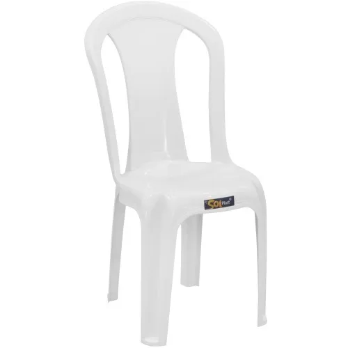 Kit 4 cadeiras plásticas sem braço bistrô - Pratagy