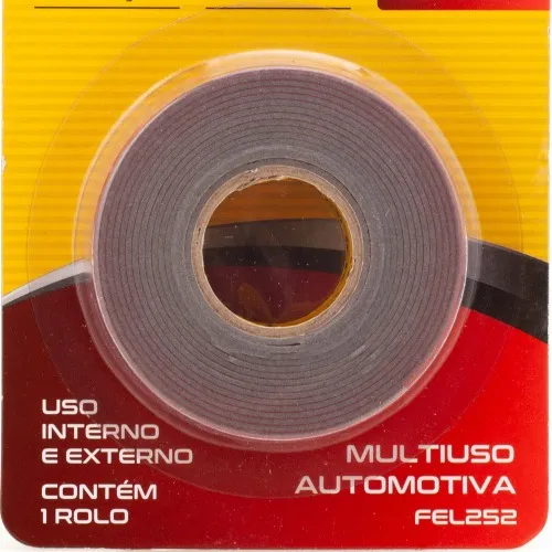 Fita dupla face multiuso automotiva 25mm x 2m - FEL-252