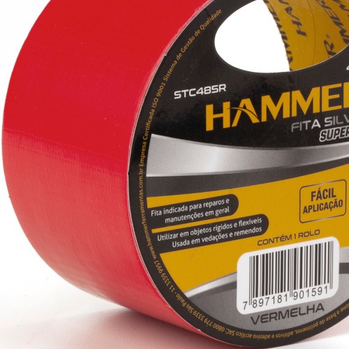 Fita adesiva 48 mm x 5 m silver tape - STC485R