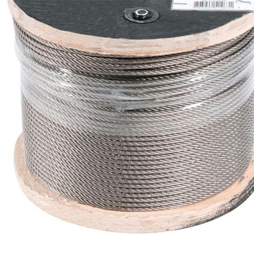 Cabo de aço inox alma de aço 3,18 mm com 100 metros Cabo de aço inox alma de aço 3,18 mm com 100 metros