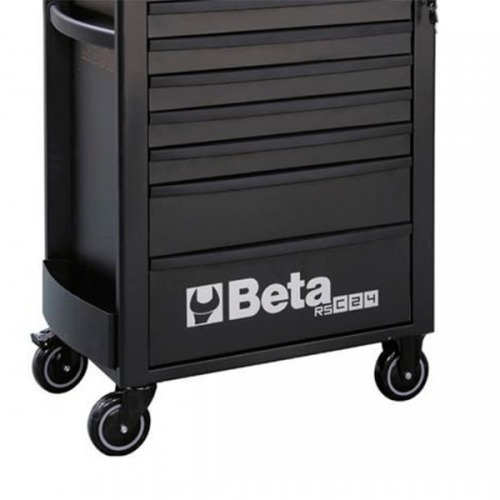 Carrinho para ferramentas com 7 gavetas preto - RSC24/7  Carrinho para ferramentas com 7 gavetas preto - RSC24/7
