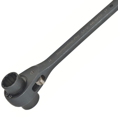 Chave catraca para montagem de estruturas met�licas e tubula��es 32x36 mm