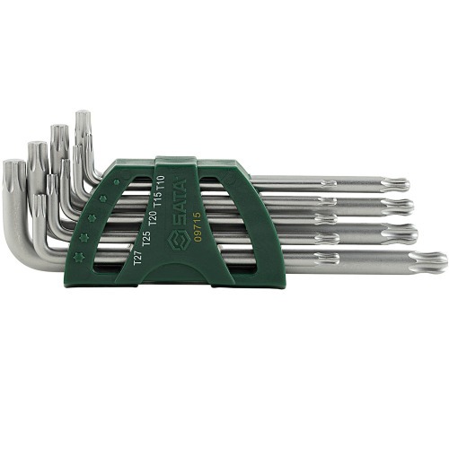 Jogo de chave hexalobular longa T10 a T50 9 peças - ST09715 Jogo de chave hexalobular longa T10 a T50 9 peças - ST09715