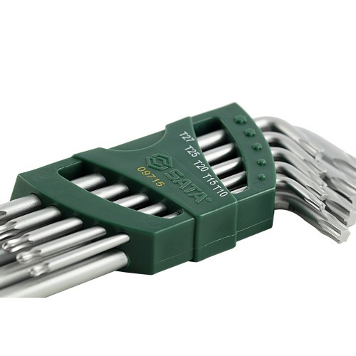 Jogo de chave hexalobular longa T10 a T50 9 peças - ST09715 Jogo de chave hexalobular longa T10 a T50 9 peças - ST09715