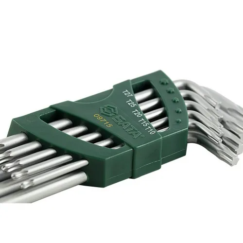 Jogo de chave hexalobular longa T10 a T50 9 peças - ST09715