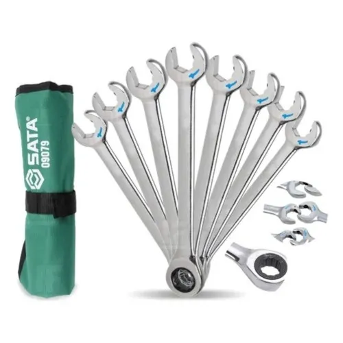Jogo de chave combinada com catraca speedy de 8 a 19 mm com 8 peças - ST09079SJ