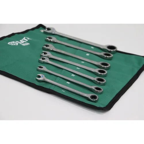 Jogo de chave combinada com catraca speedy de 8 a 18 mm com 7 peças - ST09024SJ