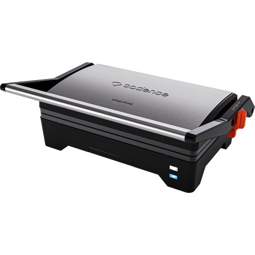 Sanduicheira e grill antiaderente 1600 watts Inox Chapa Firme - GRL621  220V