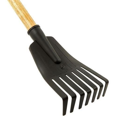 Mini vassoura tipo ancinho em plástico com cabo - FJ-1031 Mini vassoura tipo ancinho em plástico com cabo - FJ-1031