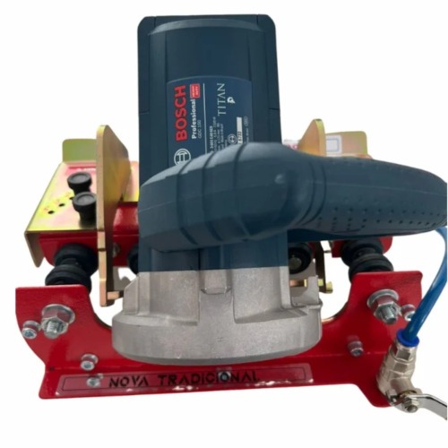 Base de corte 45 graus com rodidanhas para serra mármore - Nova Tradicional Base de corte 45 graus com rodidanhas para serra mármore - Nova Tradicional