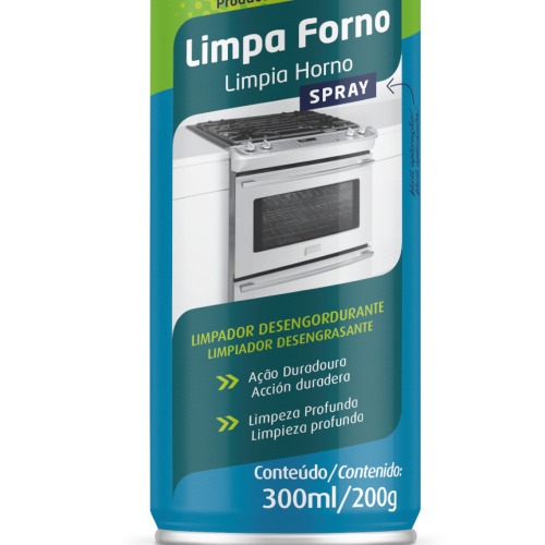 Limpa fornos spray 300 ml Super Dom Limpa fornos spray 300 ml Super Dom