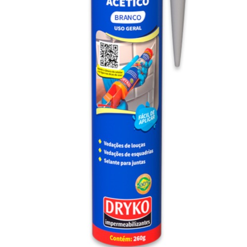 Silicone actico para vedao 260 gramas VEDATUDO