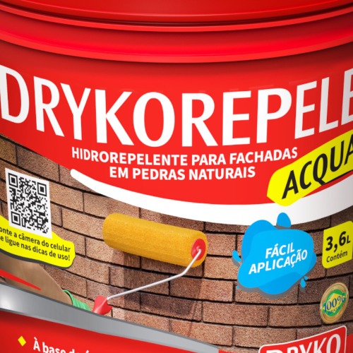 Impermeabilizante liqu�do 3,6L para fachadas - Hidrorrepelente acqua