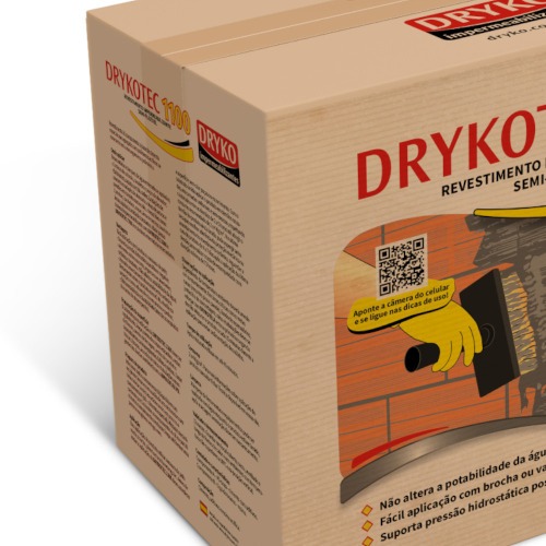 Impermeabilizante argamassa semi-flex�vel 18kg - DRYKOTEC 1100