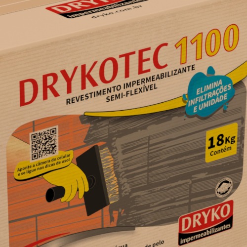 Impermeabilizante argamassa semi-flex�vel 18kg - DRYKOTEC 1100