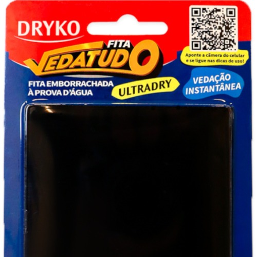 Fita adesiva emborrachada � prova d'�gua vedatudo - ULTRADRY