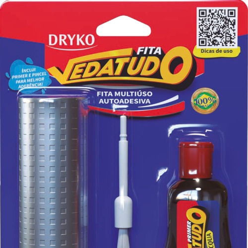 Fita adesiva impermeabilizante 10 cm x 1 m vedatudo - DRYKOFITA