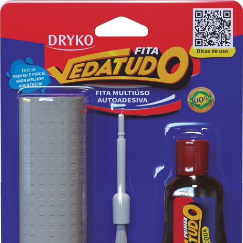 Fita adesiva impermeabilizante 10 cm x 1 m vedatudo - DRYKOFITA