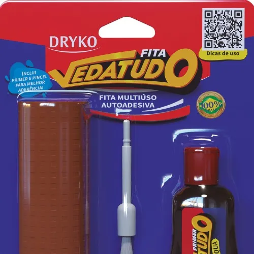 Fita adesiva impermeabilizante 10 cm x 1 m vedatudo - DRYKOFITA