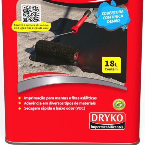 Impermeabilizante asfáltico 18L - DRYKOPRIMER ECO Impermeabilizante asfáltico 18L - DRYKOPRIMER ECO