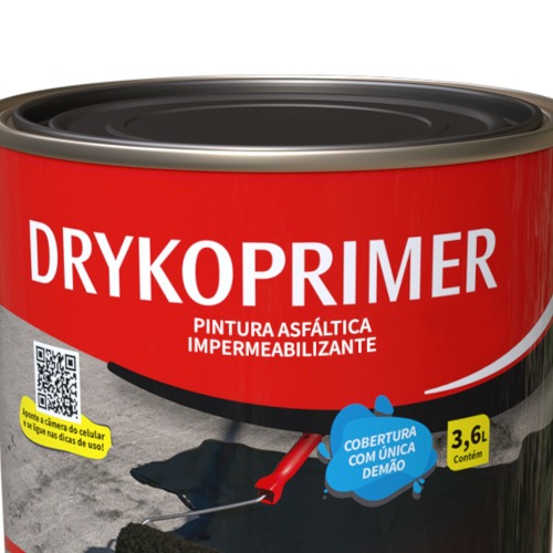 Impermeabilizante asfltico 3,6L - DRYKOPRIMER ECO