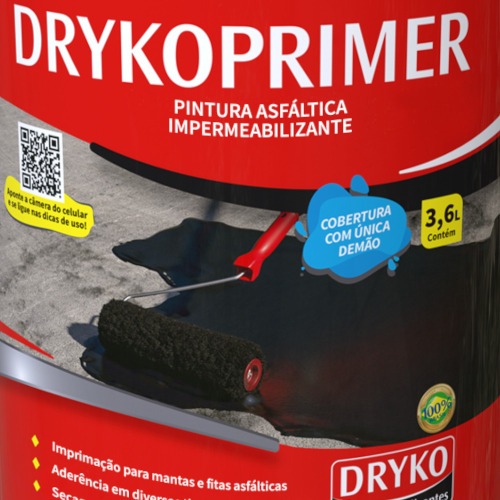 Impermeabilizante asfltico 3,6L - DRYKOPRIMER ECO