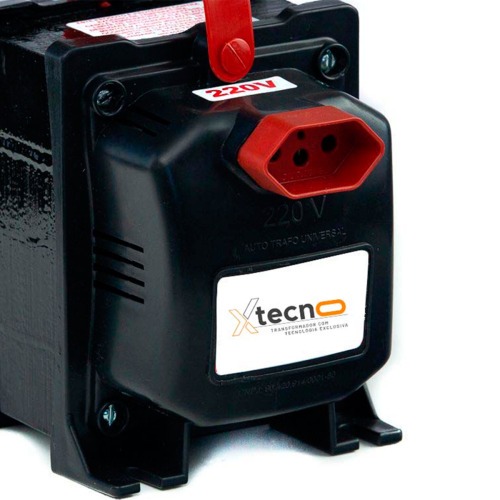 Transformador de voltagem 5000 VA tomada tripolar 20A bivolt - Tecno  110V/220V Transformador de voltagem 5000 VA tomada tripolar 20A bivolt - Tecno  110V/220V