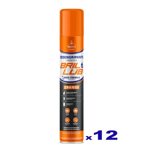 Kit 12 óleos lubrificante desengripante 250 ml - Bril Lub Fit