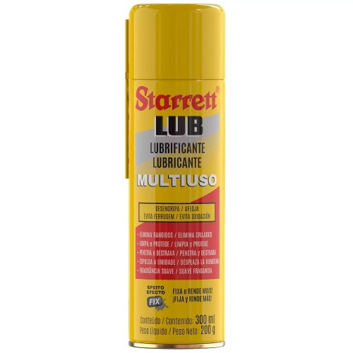 Kit 12 leos lubrificante desengripante multiuso 300 ml - Lub Starrett