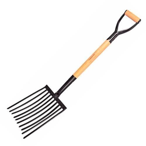 Forcado para cascalho com cabo