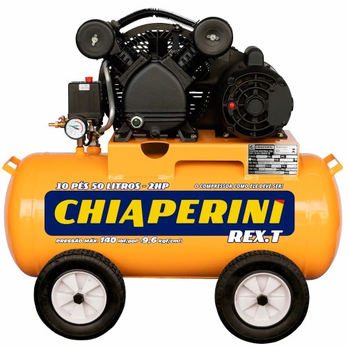 Compressor de ar 10 ps 50L 2 hp 140 libras monofsico - REX.T Mvel