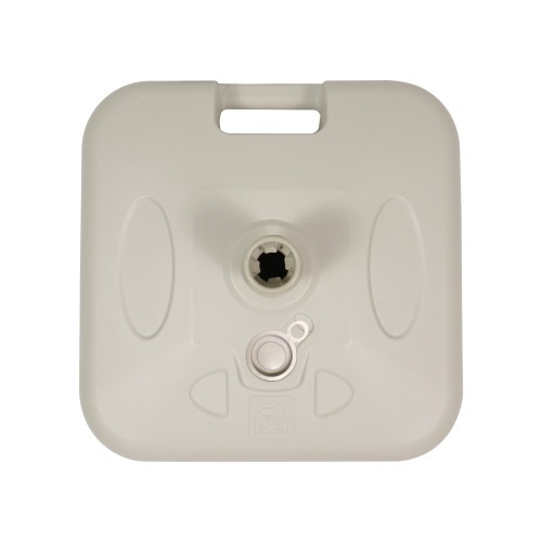 Base para guarda-sol e ombrelone quadrada 18kg - 70027100 Base para guarda-sol e ombrelone quadrada 18kg - 70027100