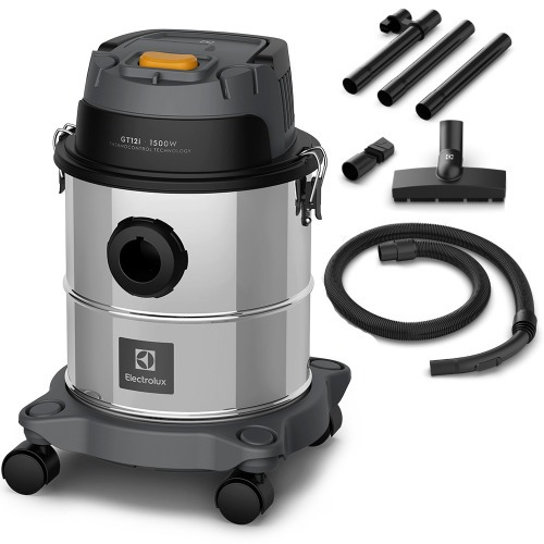 Aspirador de pó e líquido 12 litros 1.500 watts inox - GT12i  220V Aspirador de pó e líquido 12 litros 1.500 watts inox - GT12i  220V