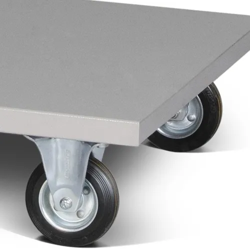 Carro plataforma com tampo em aço 300 kg - TM-52
