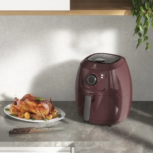 Fritadeira elétrica sem óleo Air Fryer 5L 1700 watts Family Efficient - EAF51  220V