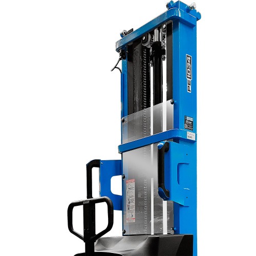 Empilhadeira elétrica elevação 3,40 m capacidade 1.000 kg tração manual - PE1034-C Empilhadeira elétrica elevação 3,40 m capacidade 1.000 kg tração manual - PE1034-C