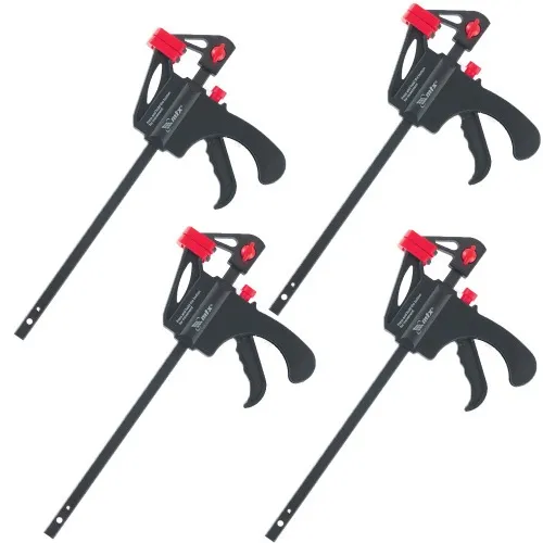 Kit 4 Grampos de aperto rápido para marceneiro 6