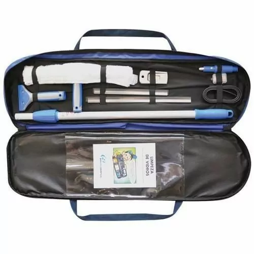 Kit para limpeza de vidros com bolsa - PROFI
