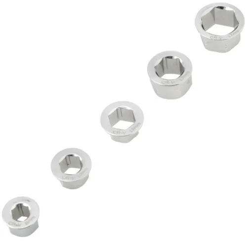 Chave estrela com catraca e 5 soquetes intercambiáveis 8 a 19 mm