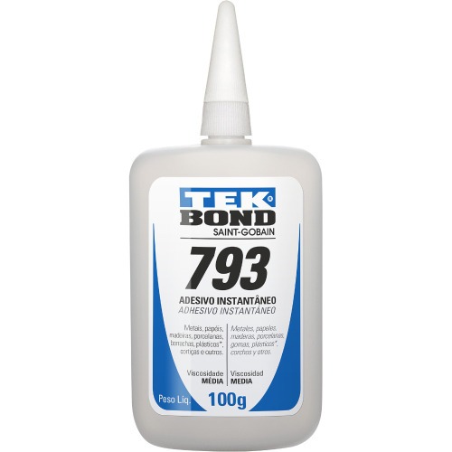 Adesivo instantneo industrial 100g - 793